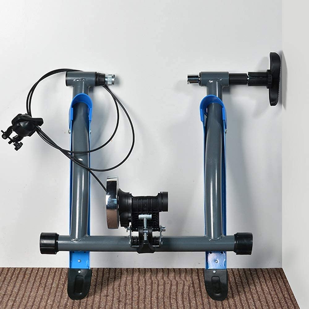 Indoor Bike Trainer Indoor Eexercise Bicycle Bicycle Magnetic Trainer Stand 8 Livelli Resistenza Magnetica Cavo Controllo Filo Desercizio per Bicicletta