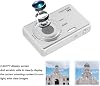 Digital Camera 50MP 1080P 16X Zoom Autofocus Pocket Camera for Student Vlog (Silver)