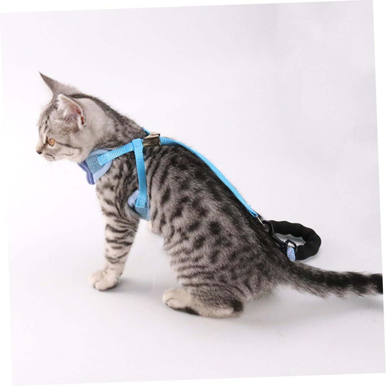 3 Pezzi Di Gilet Alla Moda Con Fiocco Per Gatti Facile Da Indossare E Leggero Per Gatti (2 5 Kg-10 Kg)