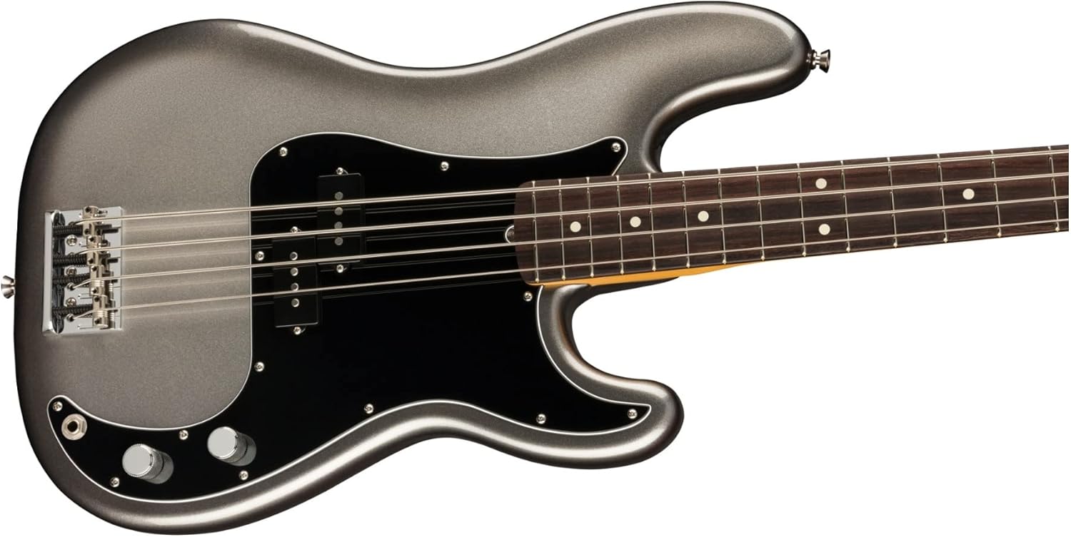 Fender American Professional II Precision Bass, Mercury, Rosewood Fingerboard
