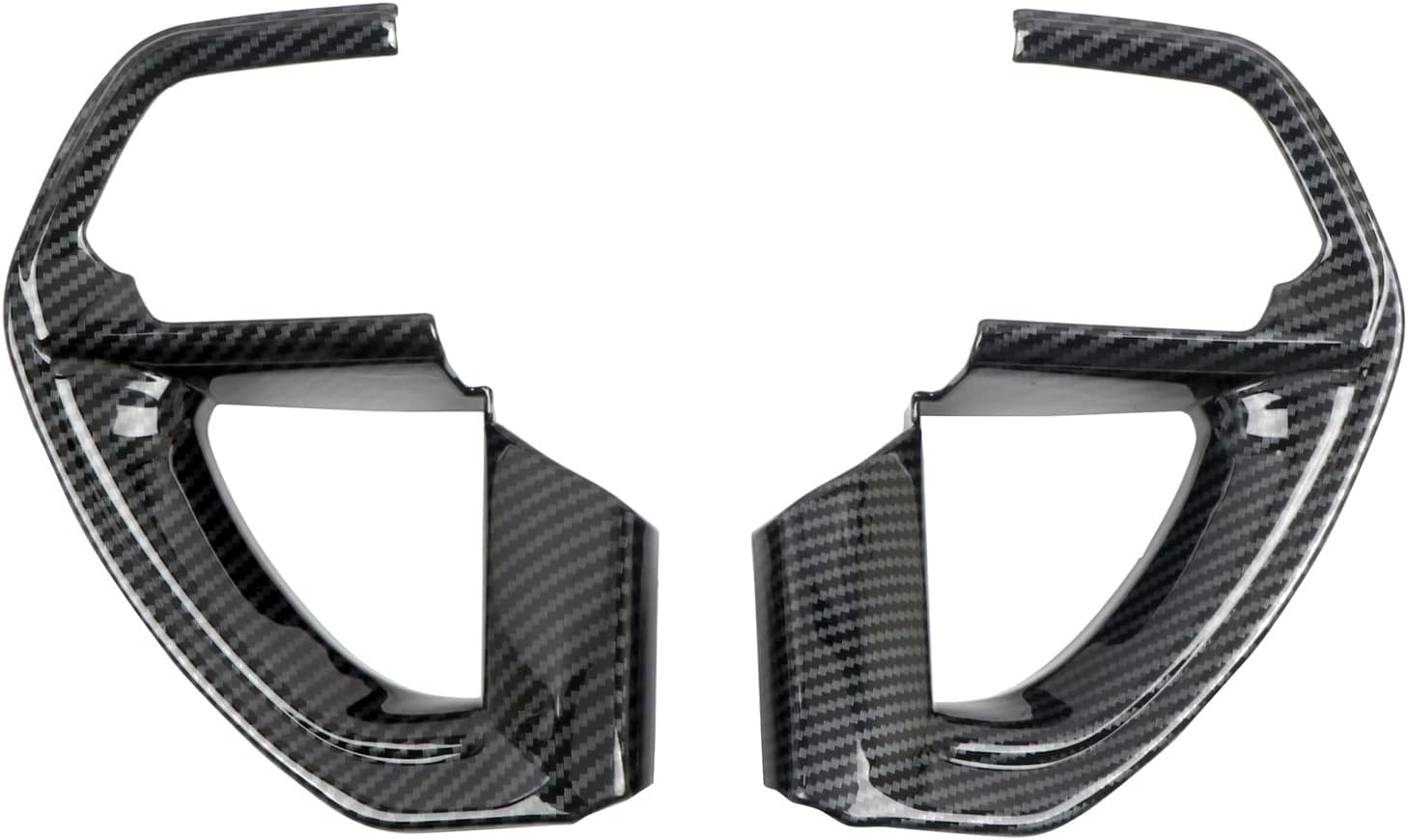 HIGH FLYING 2022 2023 2024 2025 2026 or Toyota Tundra Accessories Steering Decoration Trim Carbon Fiber ABS 2pcs