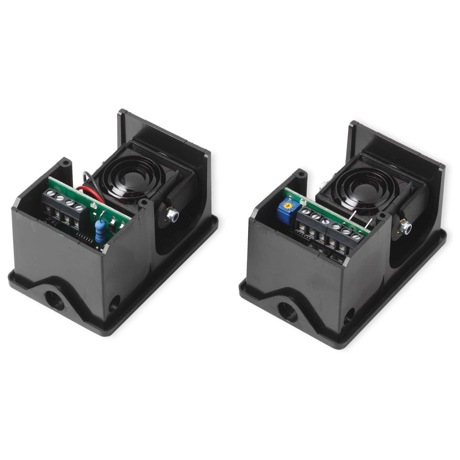 Dieffematic Fotocellule a Superficie CARDIN CDR841E00 - Coppia Sensori Infrarossi per Cancelli - Portata 15m - Antiurto IP66