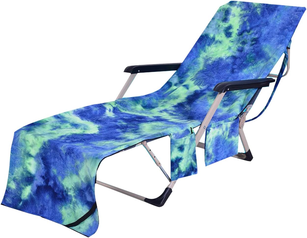 Morbuy Beach Chair Cover Towel, Fashion Print Beach Towel Lounger Bags