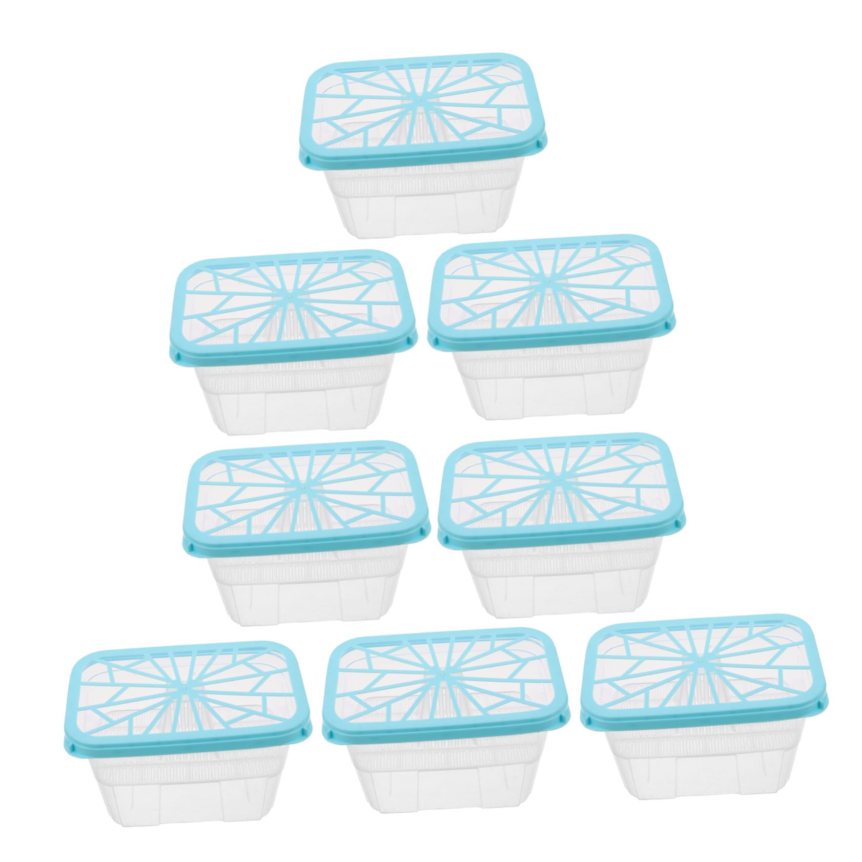 Absorbeur humidité pour placard et salle de bain boîte déshumidificatrice plastique vide x8