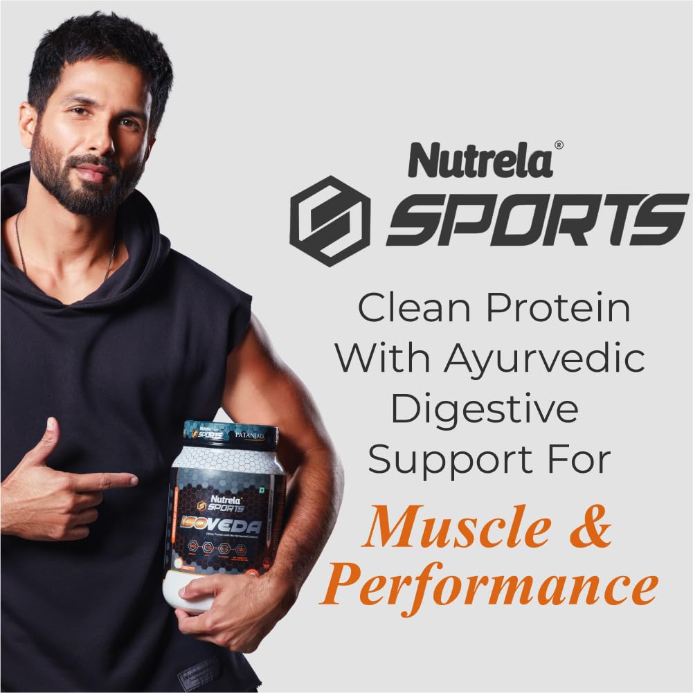 NUTRELA Sports By Patanjali Whey Protein Isolate Powder Malai Kulfi 2kg | 27g Protein Per Scoop, 33 Serving, Fast Absorbing & Easy to Digest, Helps in Muscle Recovery, Vegetarian — Amazon image 2