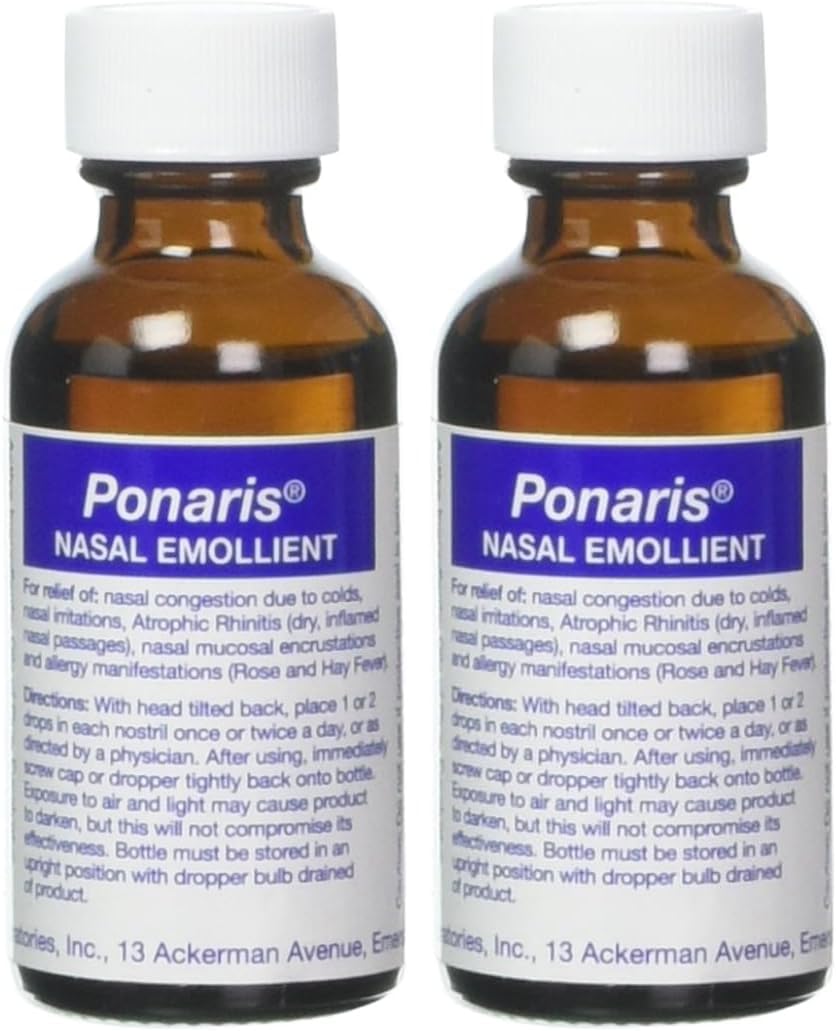 Jamol Laboratories Ponaris Nasal Emollient and Dropper
