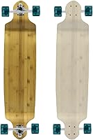 Vista 1 de Down Drop Bamboo Longboard - 7.087 in Camiones ABEC 7 Rodamientos 2.992 in 80a Ruedas