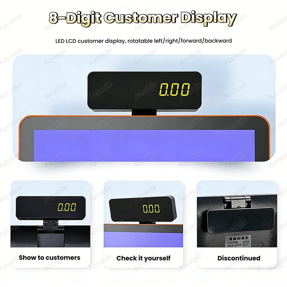 Terminal POS para Restaurantes 15,6",4G+128GB, Todo en Uno con Impresora de Tickets - Gestión Rápida para Mesas y Mostrador B