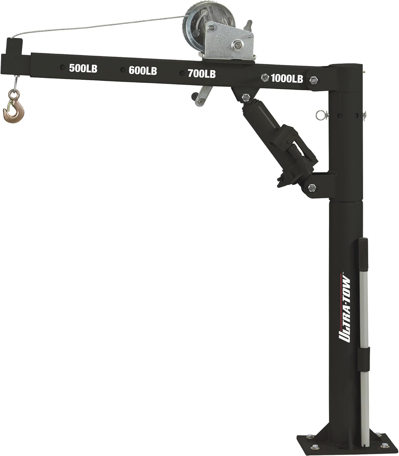 Ultra-Tow Pickup Truck Crane with Hand Winch - 1000-Lb. Capacity