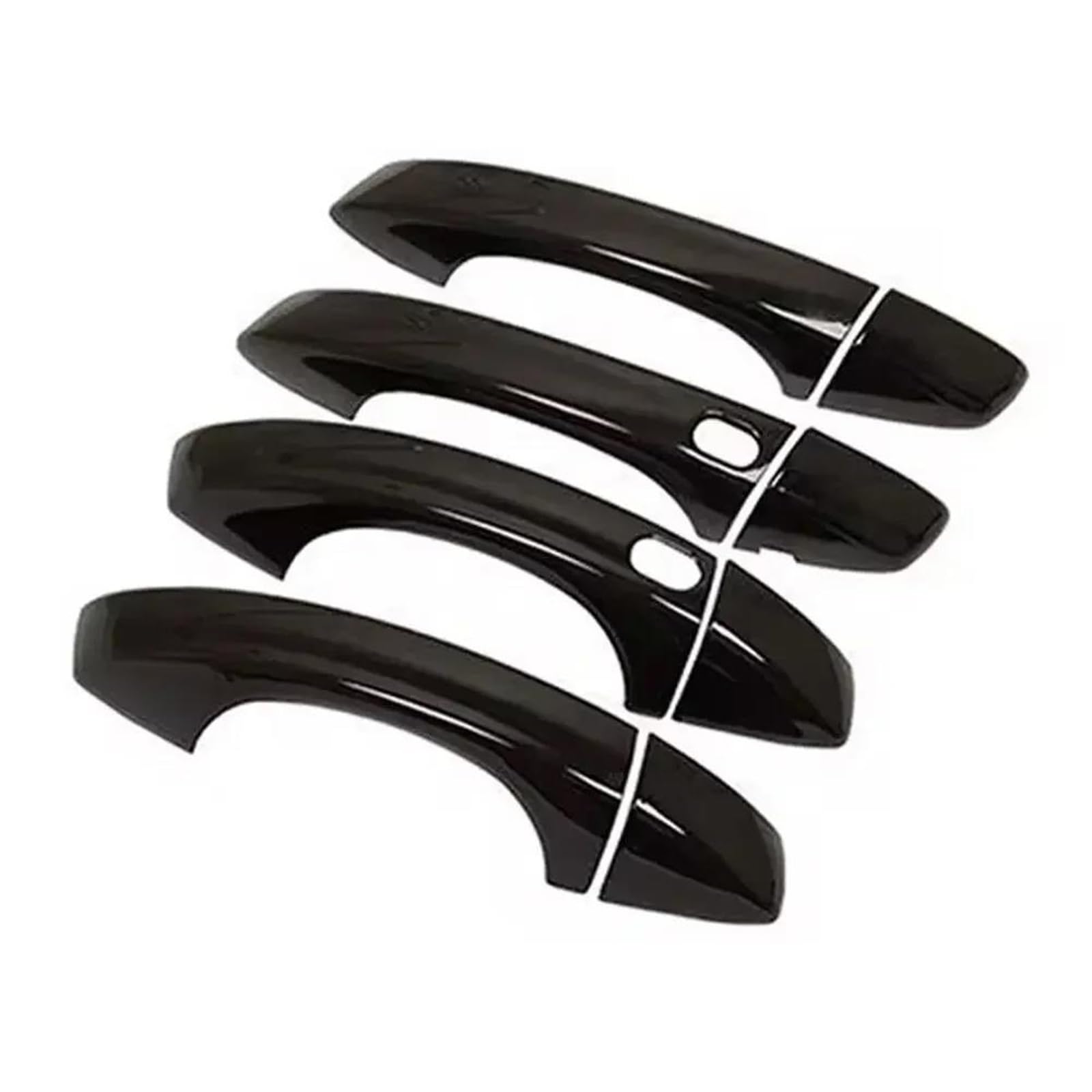 YUEYZHK Car Smart Door Handle Cover Sticker Moulding Trim Exterior Protective Decor for Skoda for Octavia A7 2014 2015-2019(Type F)