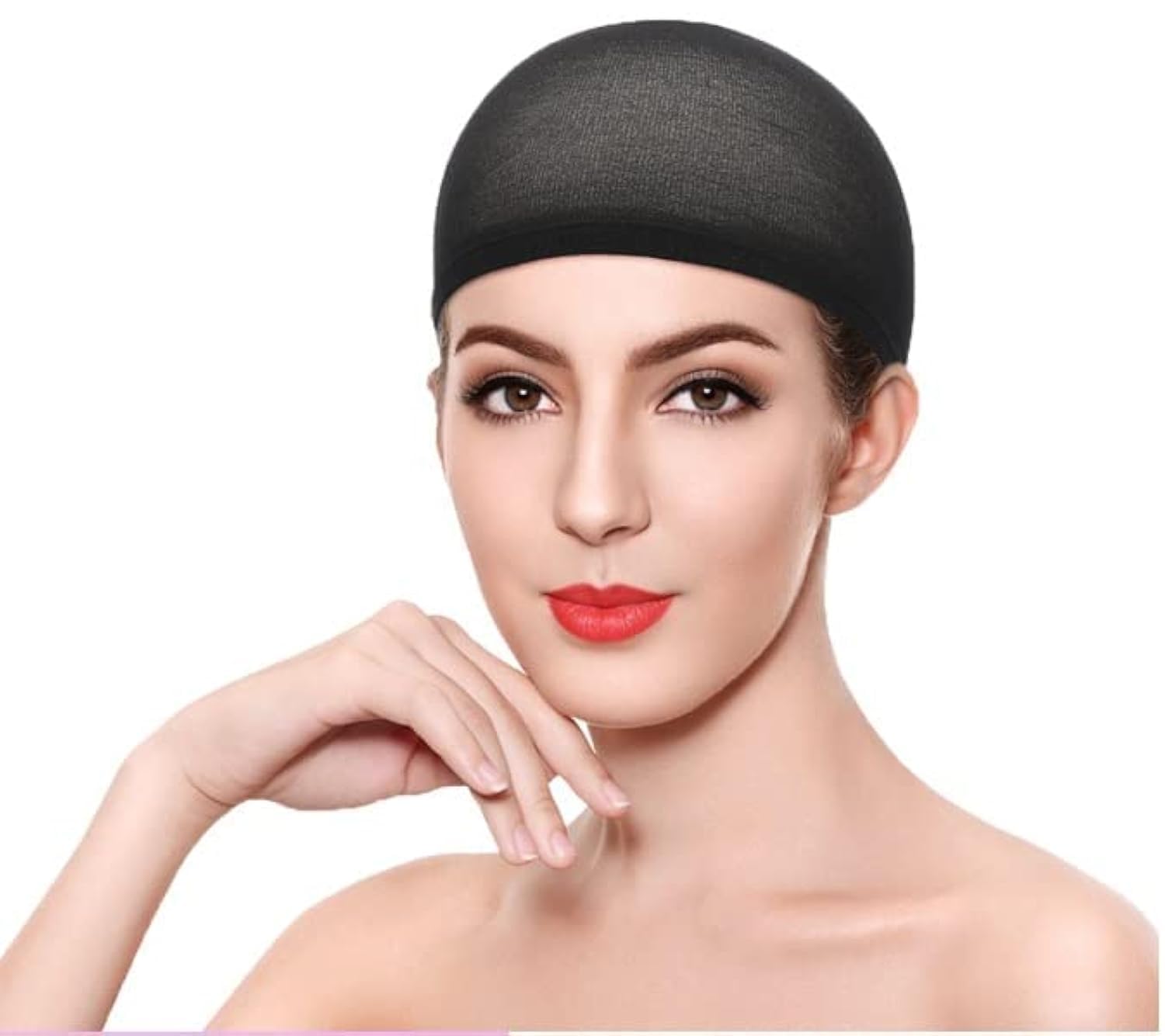 Ultra Thin Stocking Wig Caps - Elastic Nylon Mesh, Stretchable, Airy, Breathable, One Size, Comfort Fit, Hair Styling Accessory, Sensitive Scalp Protection, Oil Barrier, Sweat Absorbent, Wash-Reuse