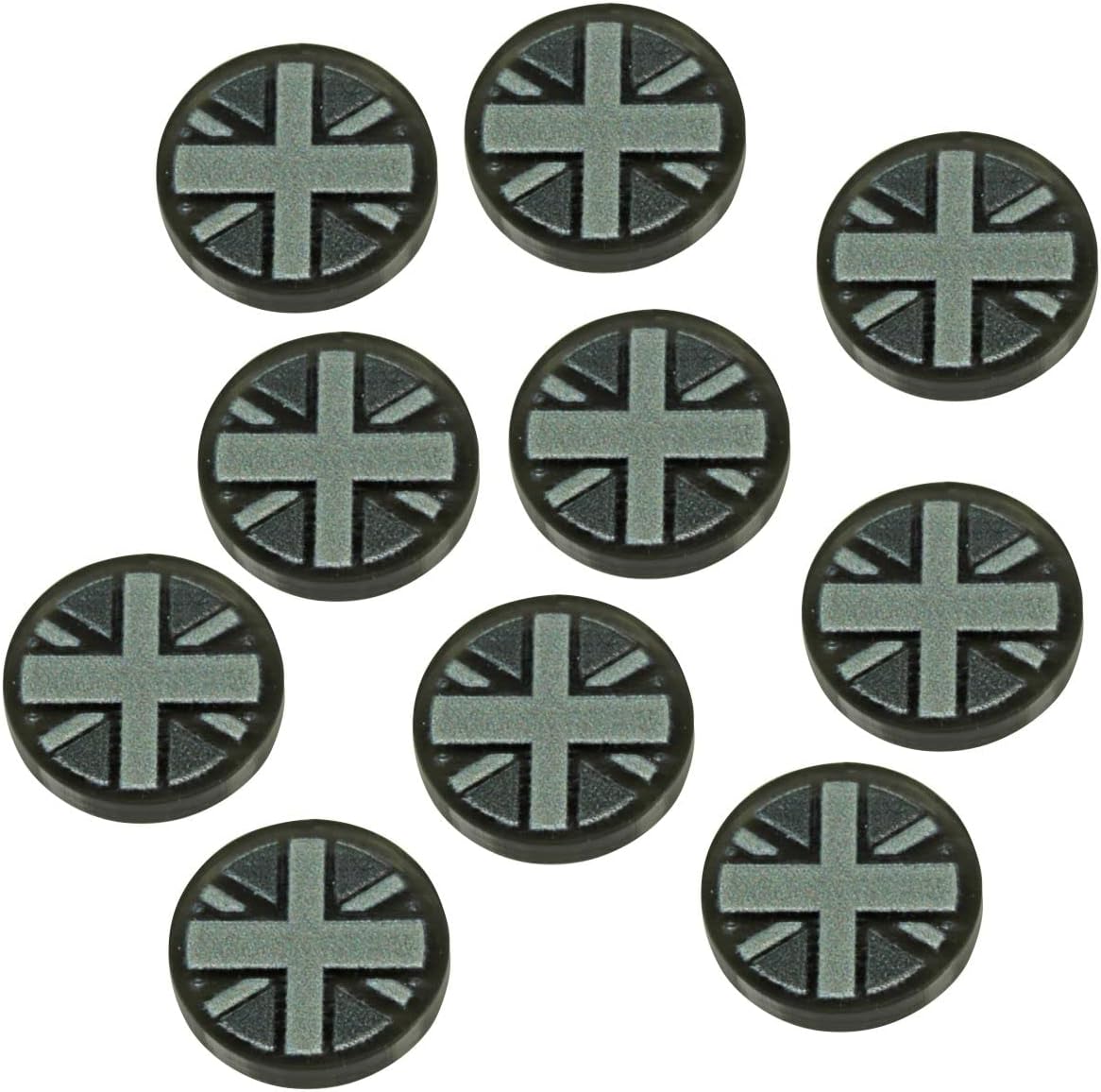 LITKO World War Two Miniature Wargame Tokens | Night War | Game Pieces | Compatible with Bolt Action | Pack of 10 (Chinese Kuomintang)