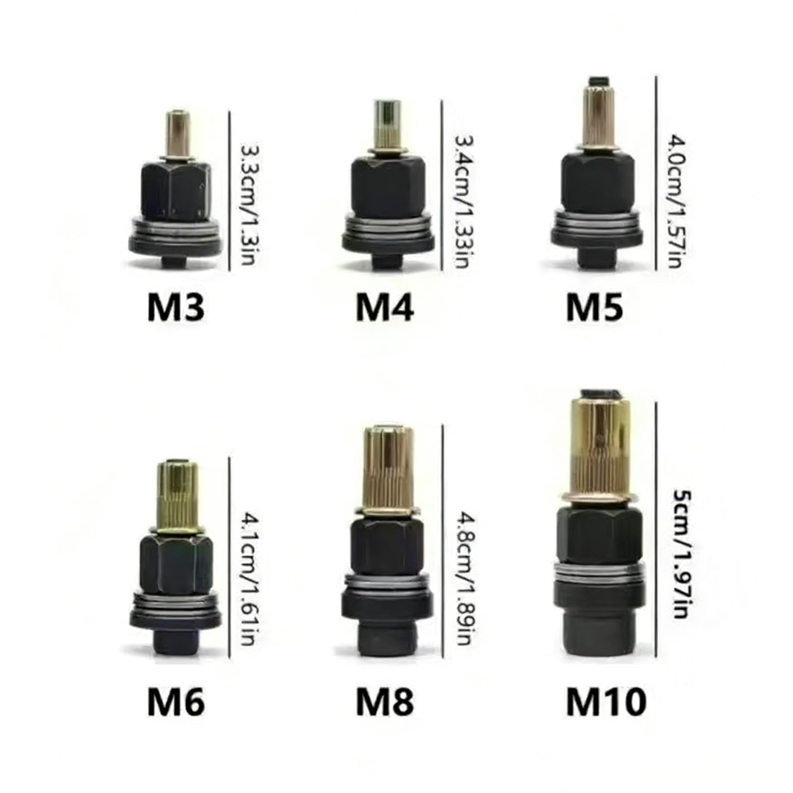 Rivetto manuale per 3-10 elementi di fissaggio in acciaio al carbonio con impugnatura ergonomica, strumento rivettatrice manuale ideale e manuale