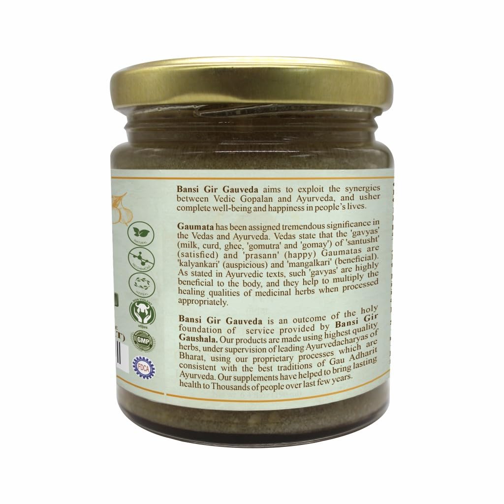 GIR GAUVEDA Godhatri Ghrit Ghee 190 ml | Ayurvédique bon pour la chute des cheveux | Pure et rajeunissante | Gir pur ghee de vache ayurvédique