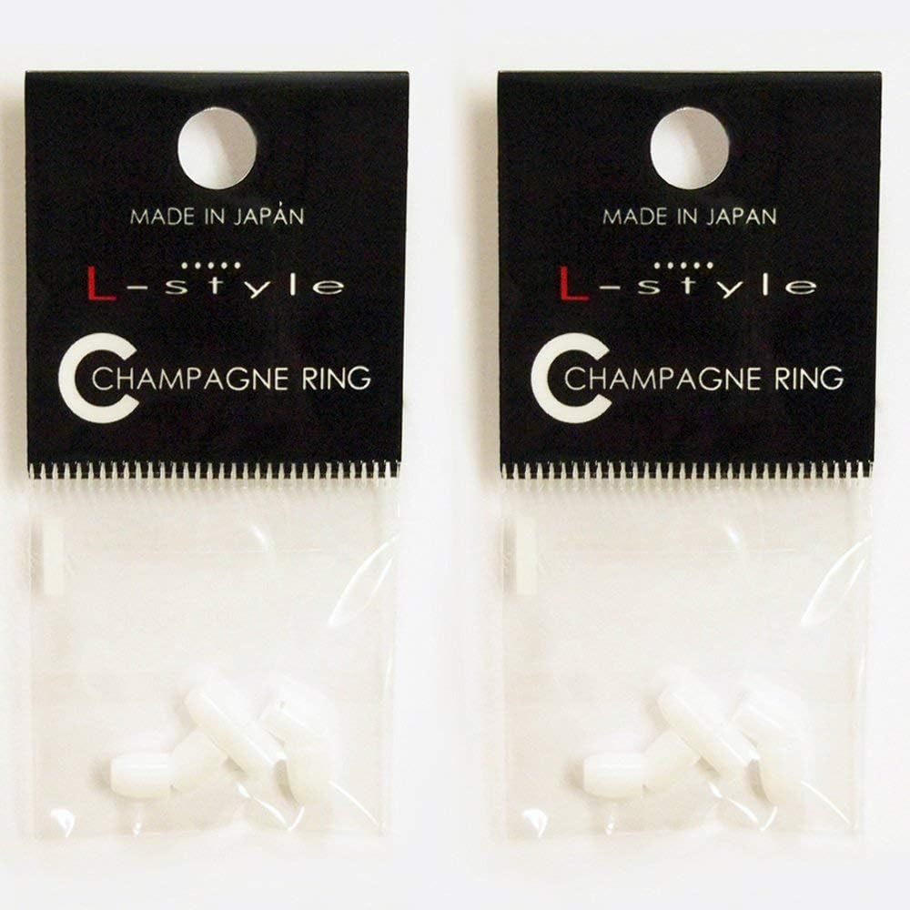 L-Style 2 Pack of Champagne Rings for L-Style PRO Dart Flights - Set of 6 (12 Total)