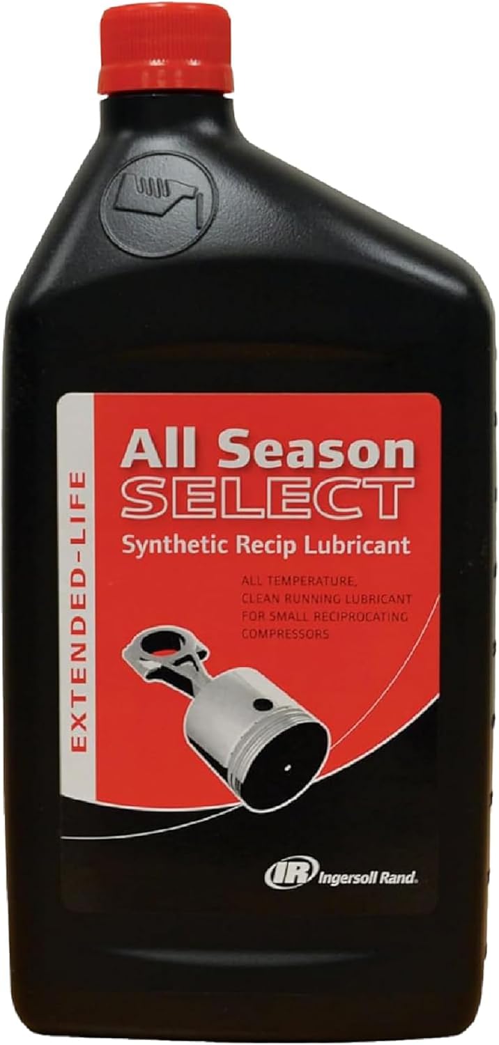 Ingersoll Rand 38436721 OEM All Season Select Synthetic Lubricant, 1L Bottle