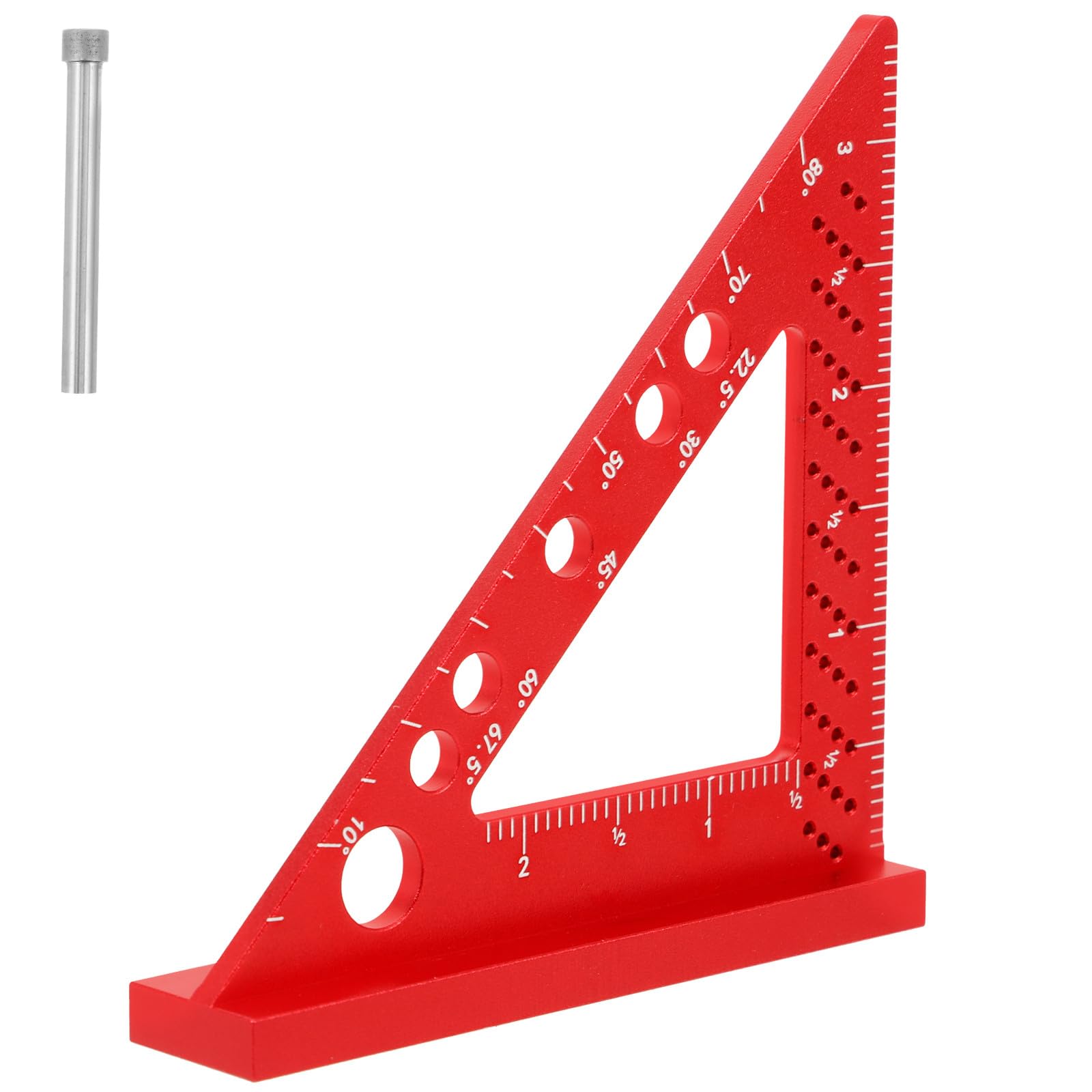 Équerre de serrage en aluminium rouge pour la menuiserie et le marquage - 8
