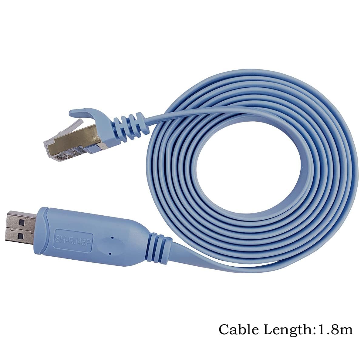 DSD TECH SH-RJ45P Cavo da USB a console con chip PL2303GT per router Cisco Switch 1.8M / 5.9FT
