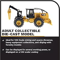Vista 3 de Diecast Masters Caterpillar 555D Skidder High Line Series Vehículo, 7.29 x 3.03 x 2.68 pulgadas