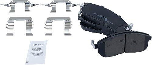 Miniatura 5 de TRQ Kit de pastillas de freno y rotores de rendimiento delantero y trasero, kit químico de freno, pastillas de freno, rotores de freno,