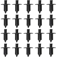 50pcs Interior Side Trim Panel Clips Replace OEM 9046707043B7 Compatible with Toyota Aygo 2005-2014 Black Nylon