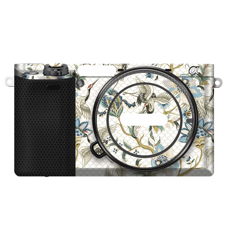 Skin Sony A6100 anti-rayure et élégant - Film vinyle de protection blanc grue pour Alpha 6100