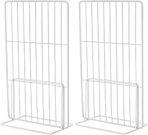 Alipis Adjustable Freezer Divider Wire Rack 11.41X6.69X3.93In Expandable Partition Shelf Organizer for Chest Freezer Refrigerator Storage 2-Pack