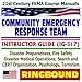 21st Century FEMA Course Manuals - Community Emergency Response Team (CERT) Instructor Guide (IG-317), Disaster Preparedness, Fire Safety, Disaster Operations, Psychology, Terrorism (Ringbound)