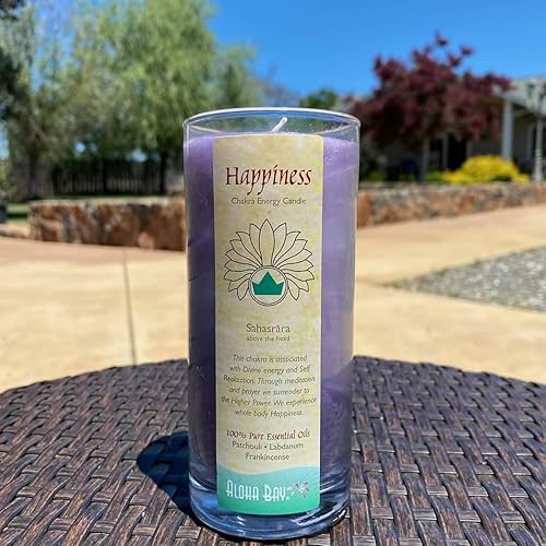 Vista 2 de Vela de jarro amor energía Chakra Aloha Bay