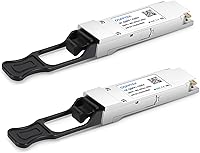 Vista 18 de QSFPTEK 100G QSFP28 Transceptor, 100gb LC Monomodo 100GBASE-LR4 Módulo Óptico para Arista Networks QSFP-100G-LR4 (LWDM, 6.2 mi, con DDM)