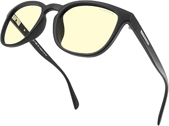 Gunnar Optiks - Gaming and Computer Glasses - Blocks 65% Blue Light - Oakland, Onyx, Amber Tint