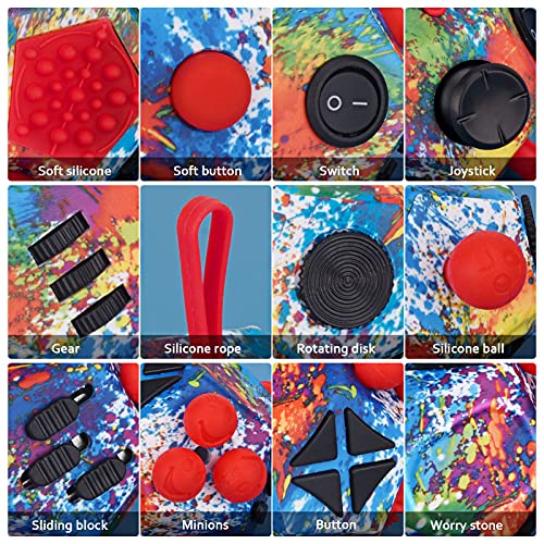 Fidget Dice Fidget Dodecagon, 12 Side Fidget Toy Cube Anti Depression Cube Fdget Block Relieves Stress And Anxiety Cube For Children And Adults #TOP5