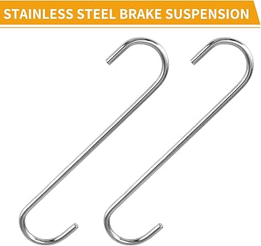 HARDK Heavy Duty Brake Caliper Hanger Hooks- 2 PCS - Durable Steel Hangers for Brake Set of 2, Bearing, and Suspension Work on Most Vehicles