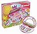 Kids Makeup Kit for Girls - Toddler Toys - Safe & Non-Toxic Cosmetics for Toddlers & Preschoolers - Pink Folding Cosmetics Palette Gift Set with Small Beauty Mirror, Washable Makeup Set