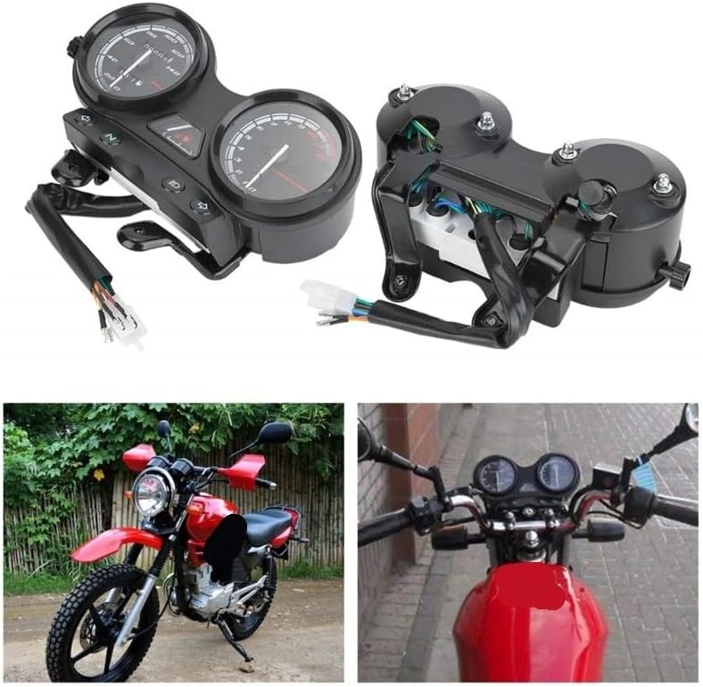 Dashboard Gauge Motorcycle Speed Meter Replacement Digital Tachometer Odometer for YBR 125