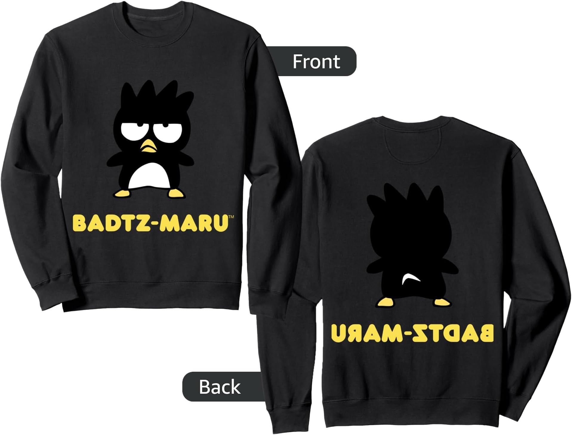 Badtz-maru Character Front and Back Sweatshirt