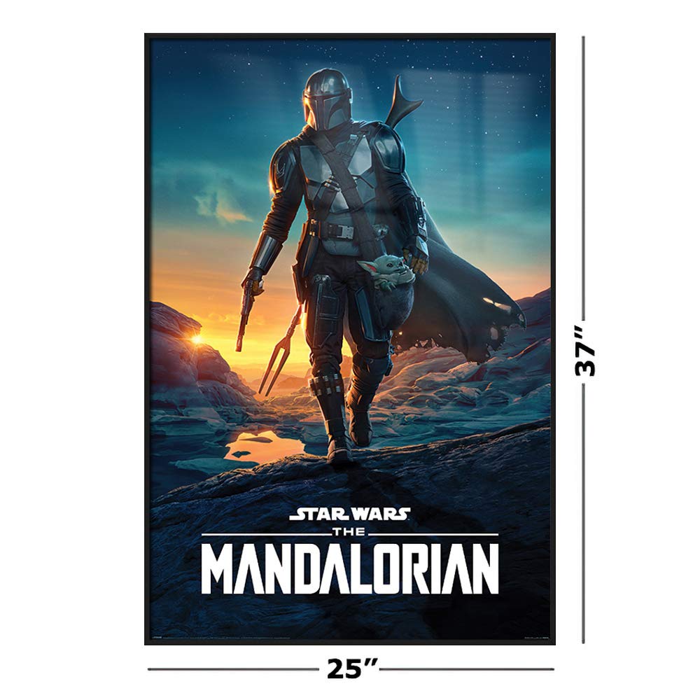 Amazon.co.jp: POSTER STOP ONLINE マンダロリアン - フレーム入り