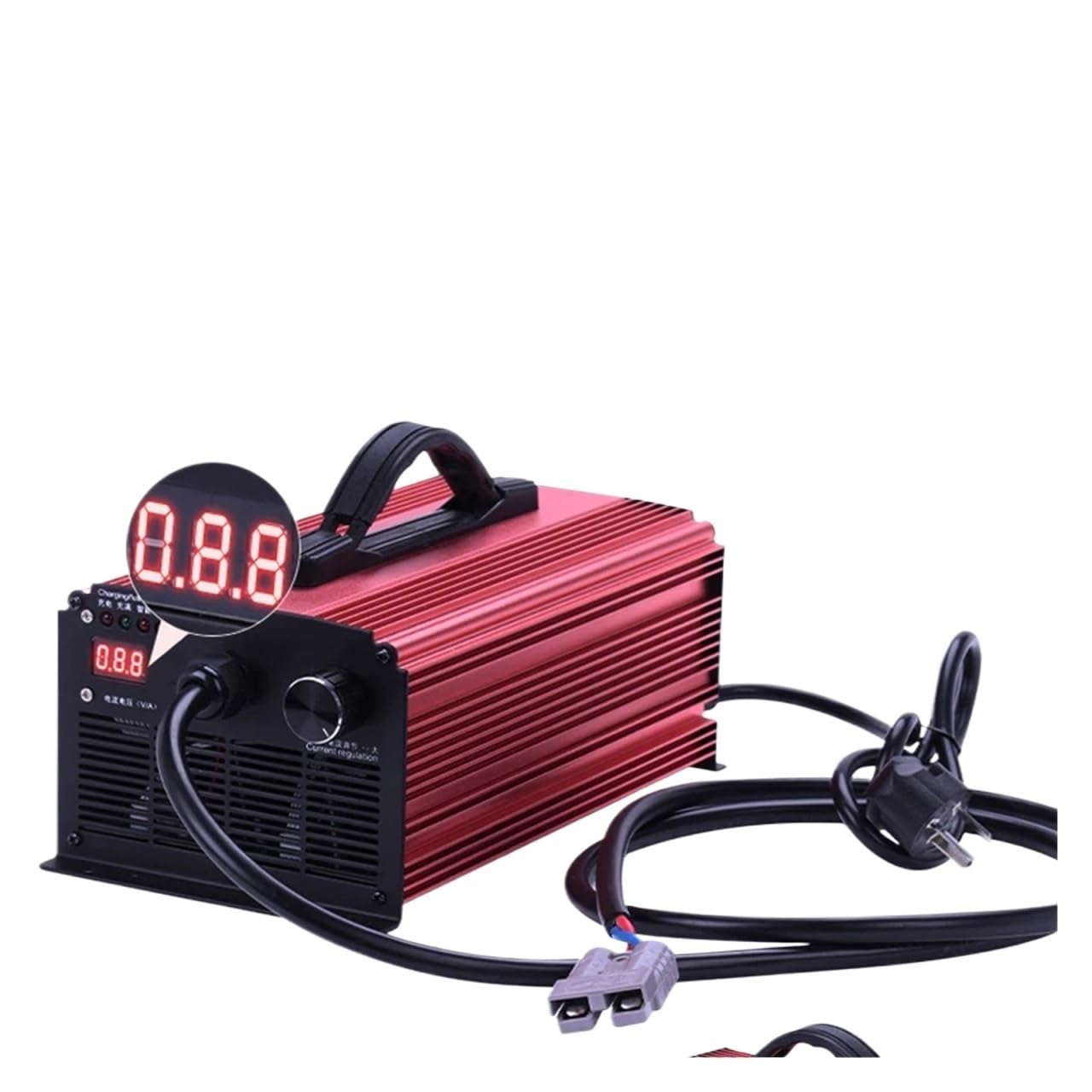JJKKOZVQF 72v 25A Adjustable Charger 5-25A Current 36V 10A 48V 15A 60V 25A 72V 6A 20A 25A 10A 12A 18A 22A(24V)