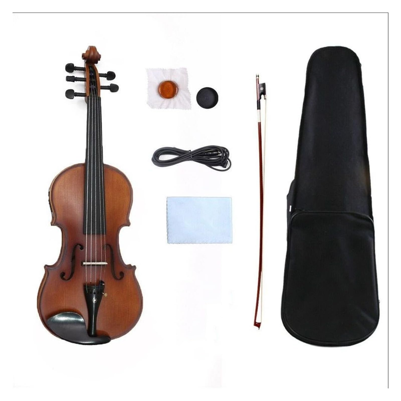 Violini Strumento Musicale Violino Elettronico Performance Violino Elettroacustico Elettroacustico A 5 Corde in Legno Massello Fatto A Mano