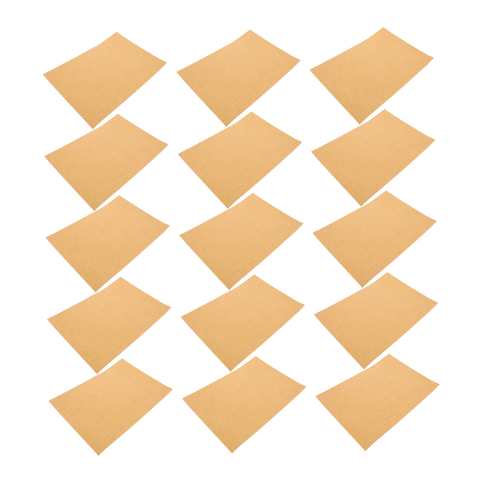 Artibetter Papel Kraft Adhesivo para Imprimir para Impresora 100 Hojas en Formato A4 Etiquetas de Papel Kraft Ligeras y Escribibles
