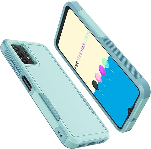 Miniatura 8 de Tekcoo - Funda para Samsung Galaxy A23 5G  4G, 4G LTESM-A236 prueba de caídas de grado militar absorción de golpes, agarre resistente a los