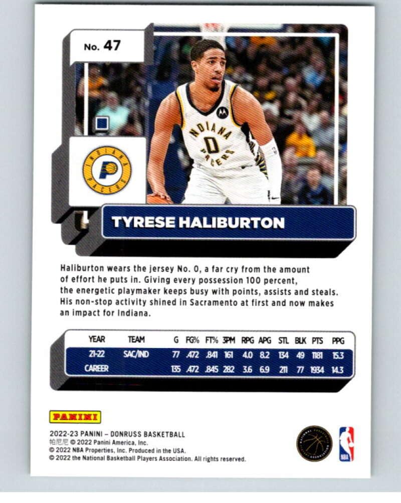 Amazon.com: 2022-23 Donruss Holo Green Laser #47 Tyrese Haliburton
