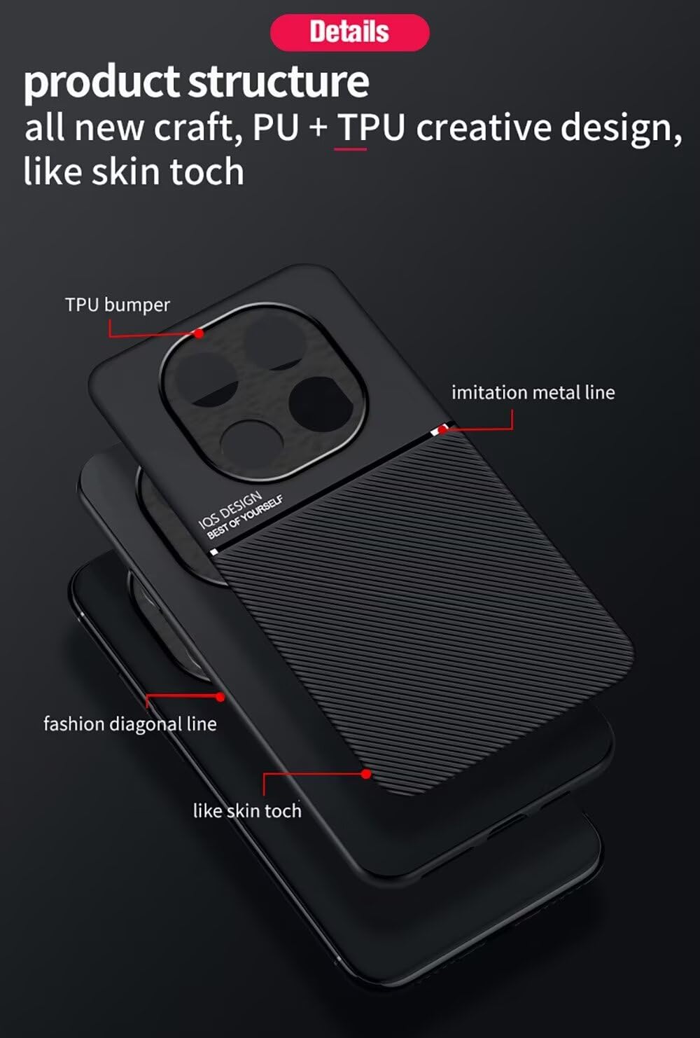 Cover Per Xiaomi Redmi Note 14 Pro Plus 5G (Pro+) | Custodia Ultrasottile In PU + TPU Blu | Antiurto E Magnetica Per Supporto Auto