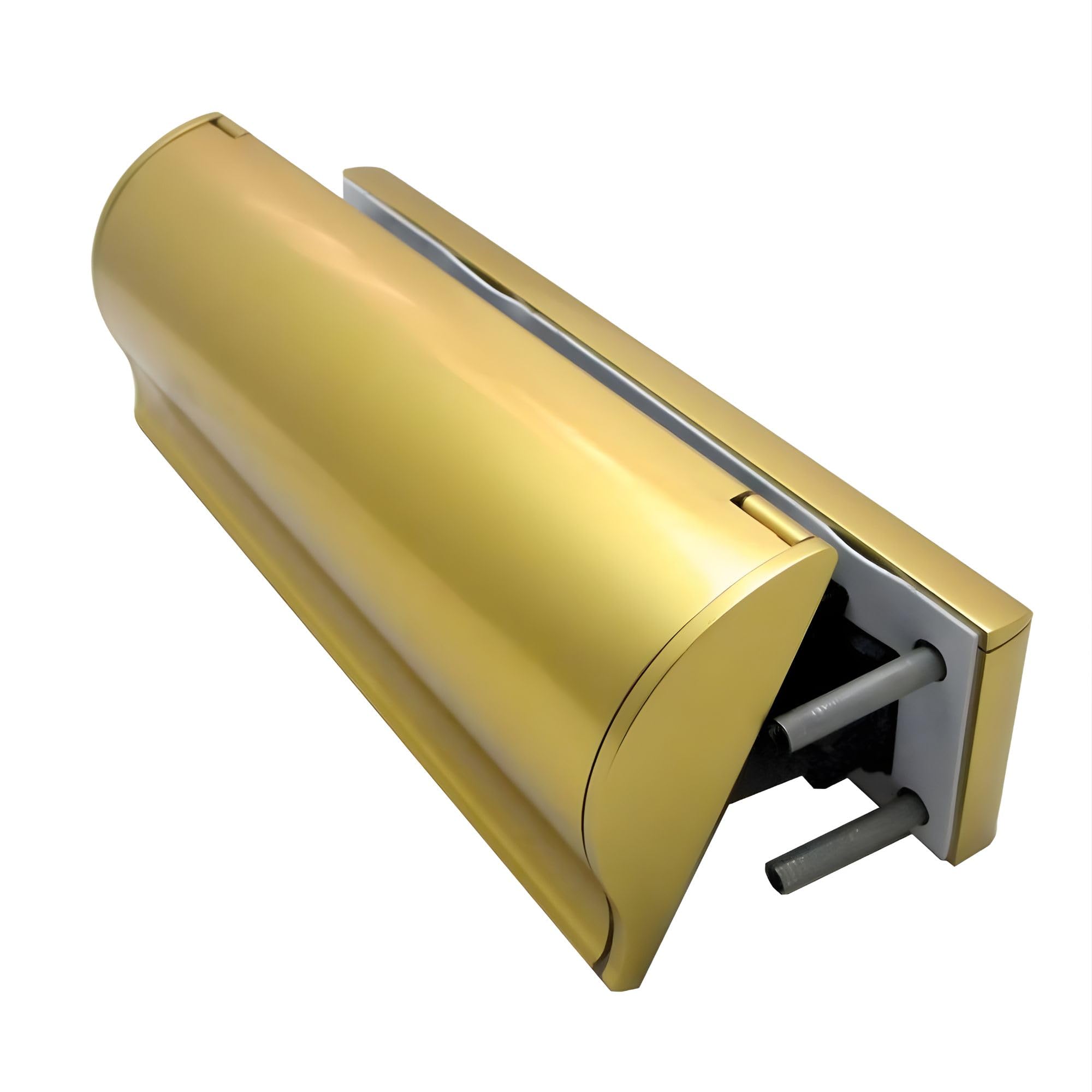 UAP Soterian Letterplate- PAS 24 Anti Key Fishing Letter Box for External Doors, Gold Anodised