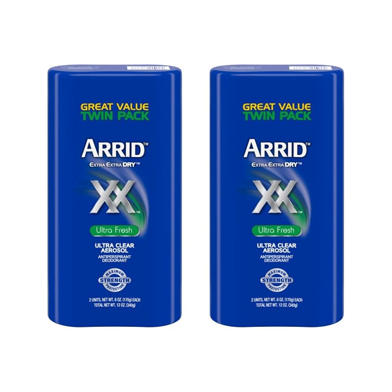 Arrid Antitranspirante em Aerossol Ultra Fresh, Pacote com 2