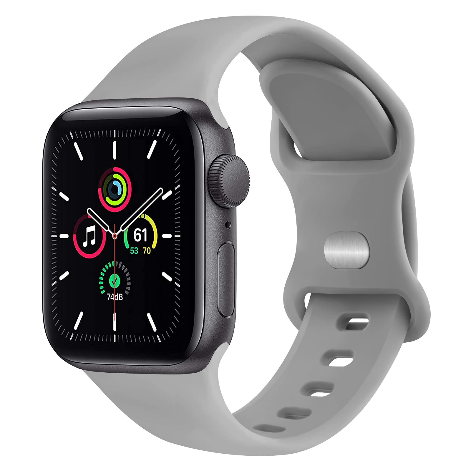 VANCLE Bands for Apple Watch Band 41mm 45mm 42mm 44mm 38mm 40mm for Women Men, Soft Silicone Sport Replacement Strap for iWatch Series 8 7 6 5 4 3 2 1 SE