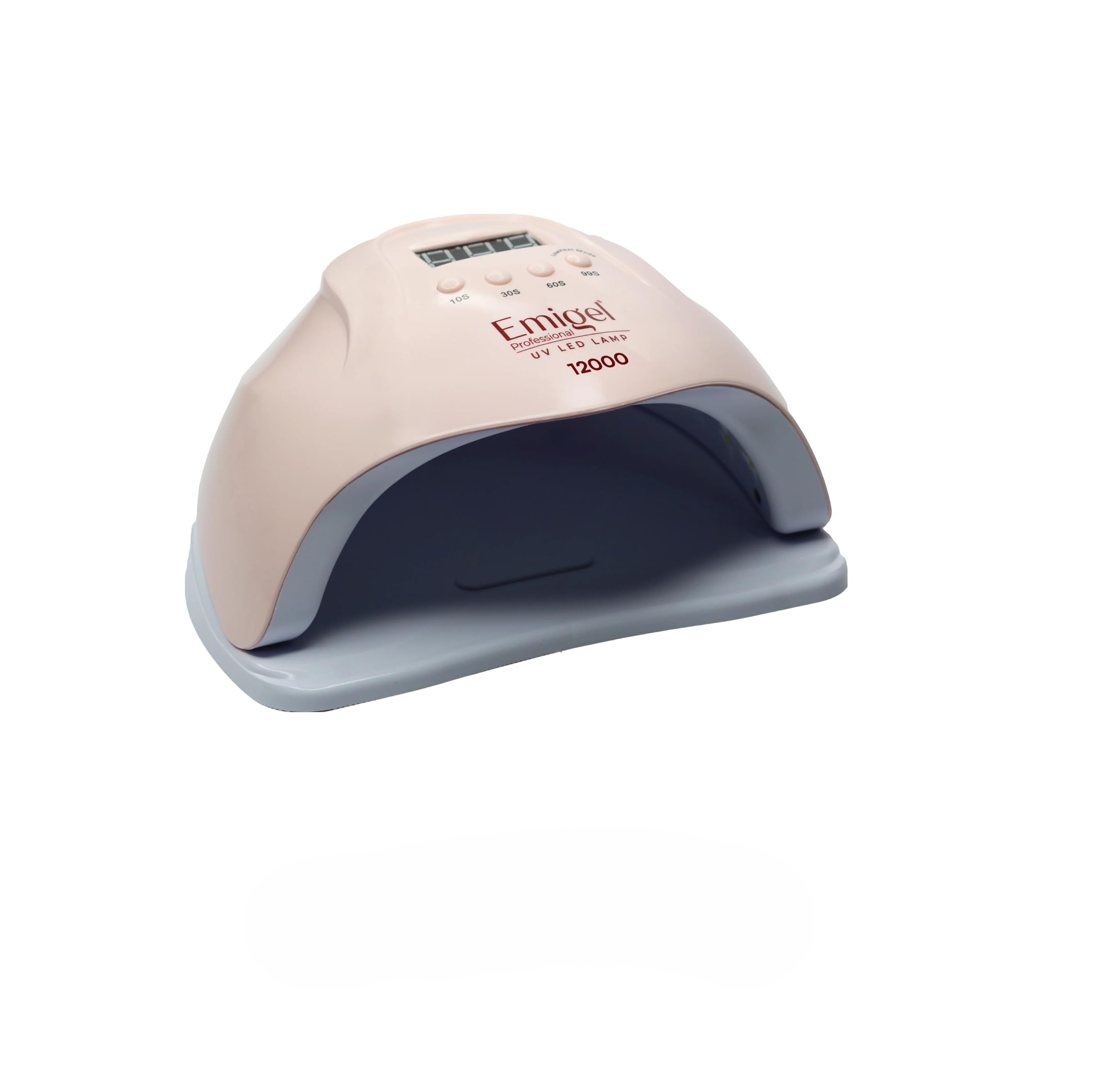- Emigel Professional Nail LED UV Lamp | Fast Gel Polish Curing Lamp for All UV/LED Polishes | Auto Sensor & 3 Timer Settings | Salon-Quality Nail Dryer for Manicure & Pedicure (120w)