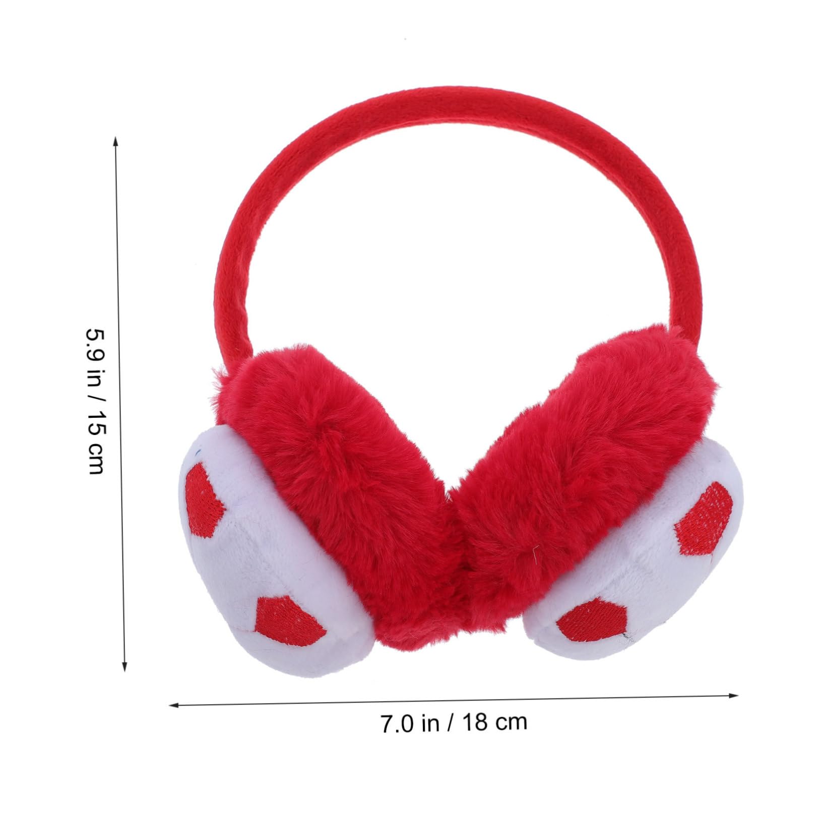 TOVINANNA Plush Winter Warm Earmuffs Cozy Ear Cover for Boys for Outdoor Sports Skiing Snowboarding Winter Activities Design