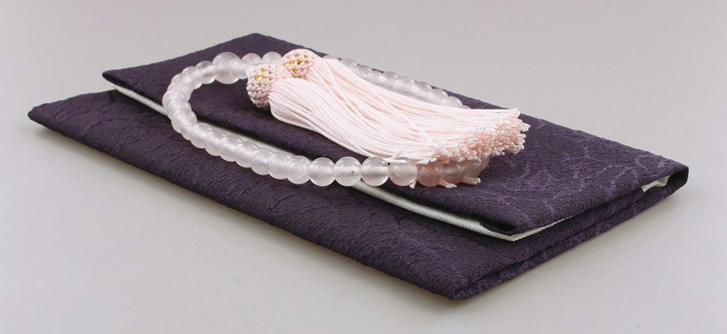 Daiko Sangyo 805-4 Crepe Rin Prayer Beads Holder, Black, Made in Japan