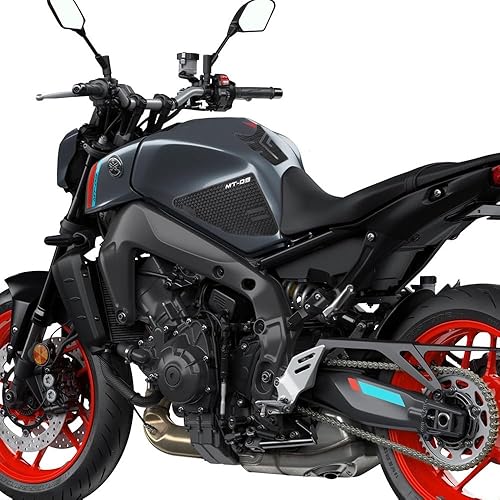 Miniatura 4 de Fuel Tank Sticker Decal Motorcycle Side Fuel Tank Pad Decal Gas Knee Grip Traction Pad Tankpad for Y&amp;AMAHA MT-09 2021 2022 (Color  5)